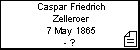 Caspar Friedrich Zelleroer