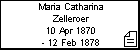 Maria Catharina Zelleroer