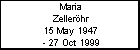 Maria Zellerhr