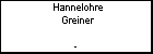 Hannelohre Greiner