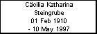 Ccilia Katharina Steingrube